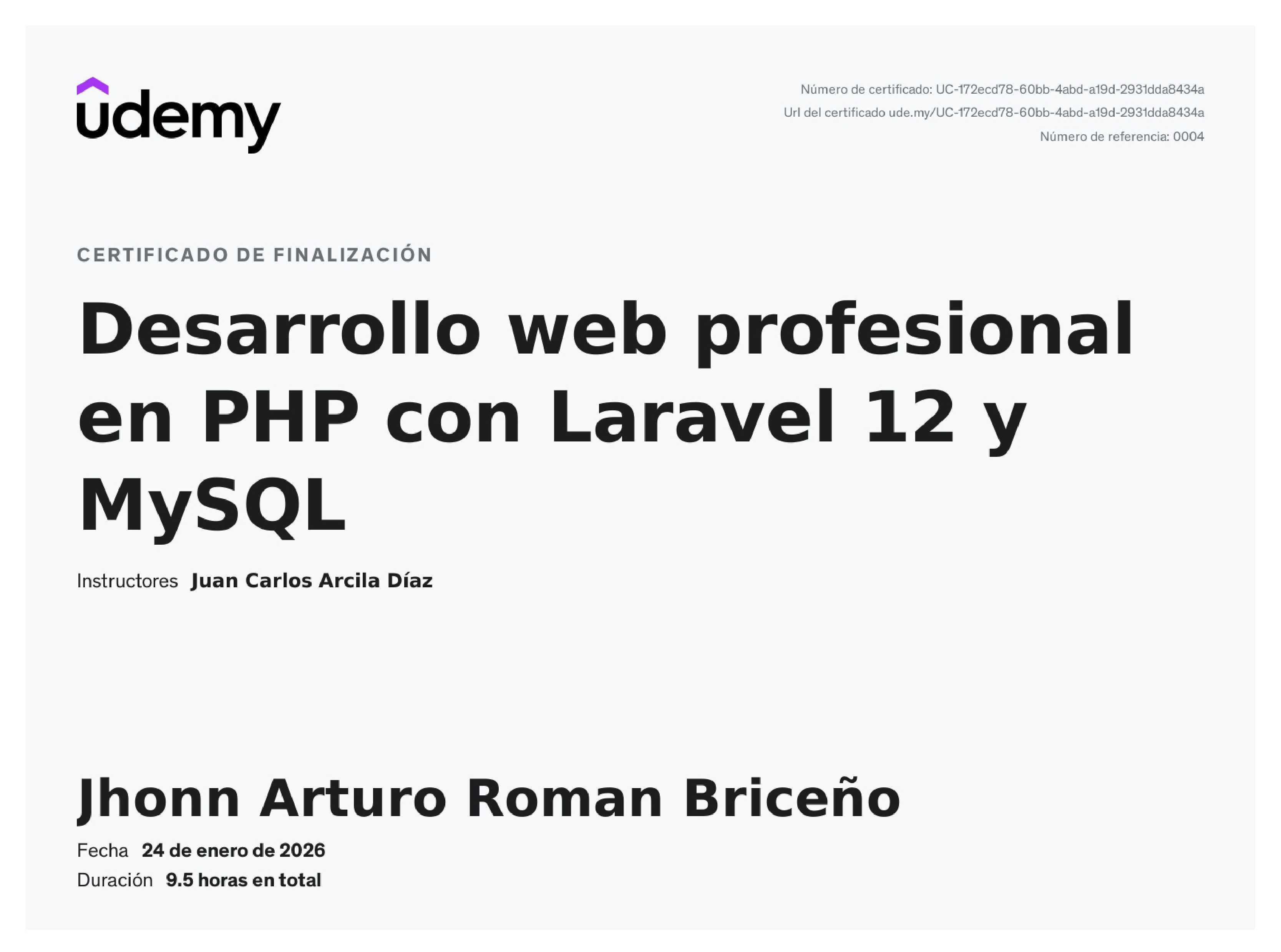 Laravel Udemy