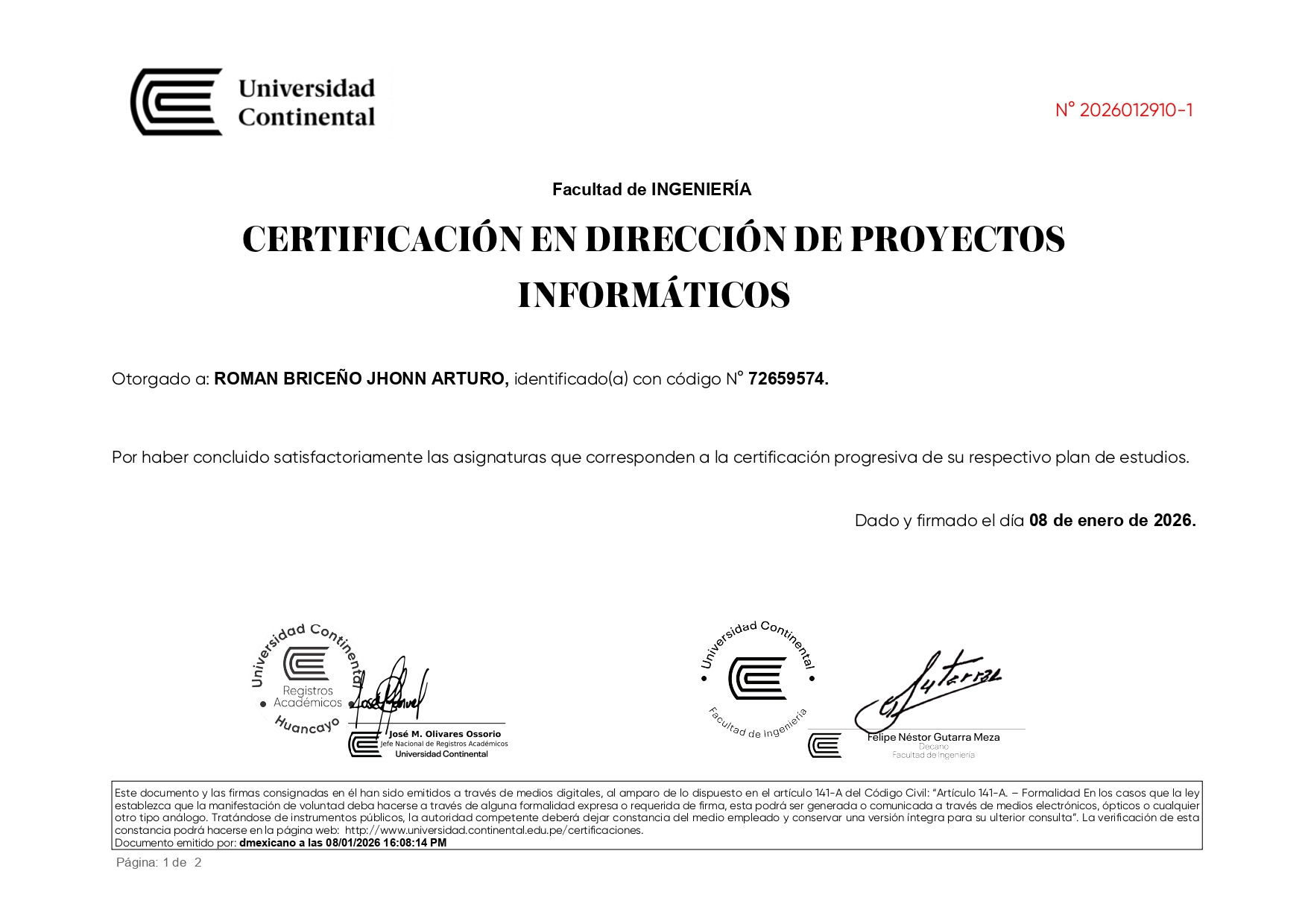 Dirección de Proyectos